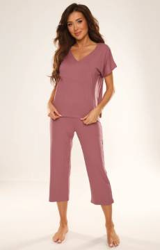 Wygodny komplet do spania FREYA II 694 JAGODA