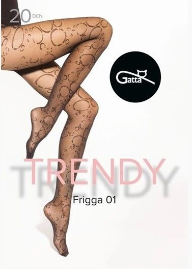 Rajstopy w kółka GATTA Friga 01