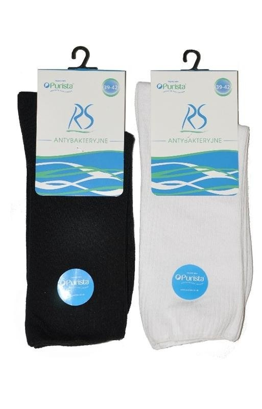 Bezuciskowe skarpetki Regina - Purista GRANATOWE