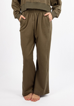 Bawełniane spodnie dresowe DK-K-B26- Dkaren khaki