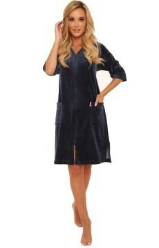 Welurowa podomka na zamek - 431 De Lafense granatowa