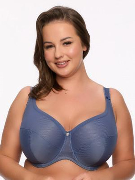 Biustonosz półusztywniany Sonia MAXI 1058 jeans- Gaia