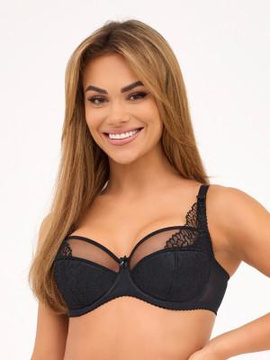 Biustonosz Semi-Soft Maja czerń 1300 - Gaia