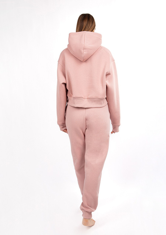 Ciepły komplet dresowy, bawełniany Dk-k-b16 puder Dkaren