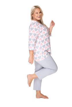 Bawełniana piżama damska Mewa Kelly