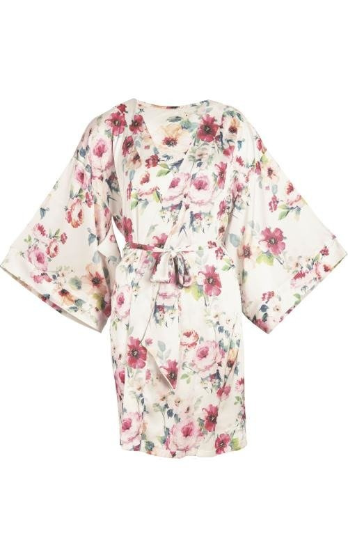 Wiązany szlafrok damski Unikat - ROSE