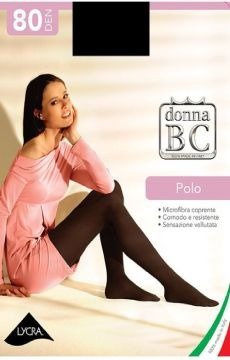 Włoskie rajstopy z mikrofibry Donna BC Polo 80 DEN
