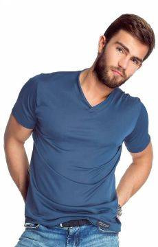 Niebieski t-shirt MEWA 6087 Caro